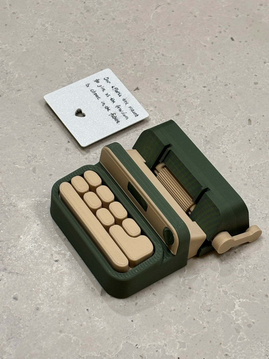 Type Writer Phone Folder