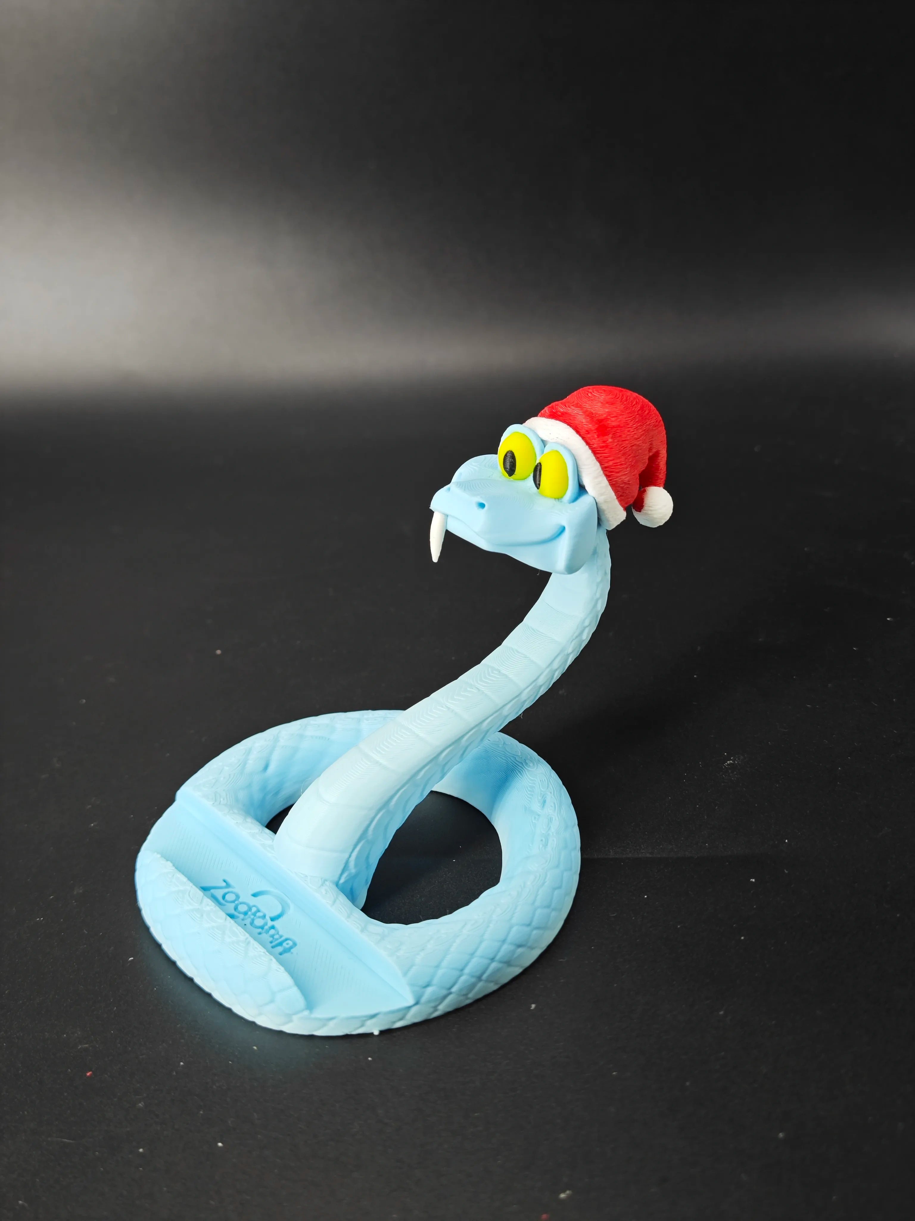 Blue Snake Phone Holder