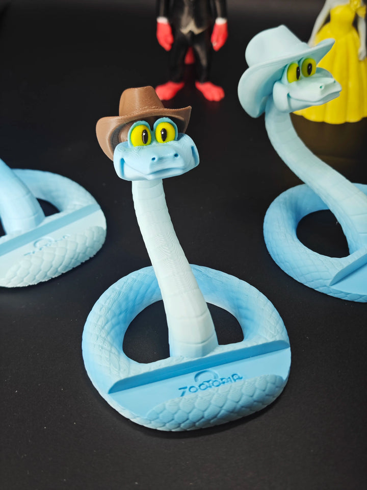 Blue Snake Phone Holder
