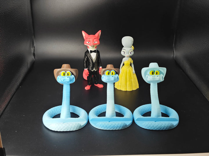 Blue Snake Phone Holder