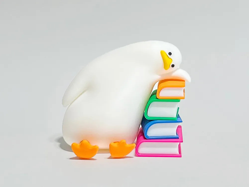 Chill Duck Done – 3D Printed Relaxing Duck Figurine