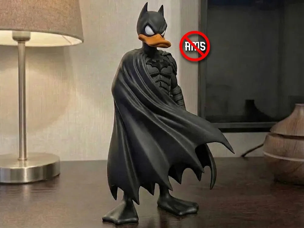 Daffy Duck Batman Dark Knight Multicolor 3D Printed Figurine Collectible Sculpture