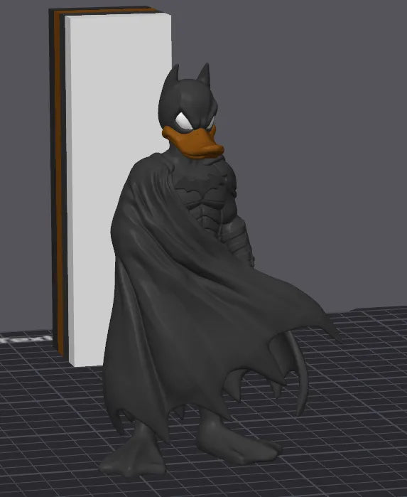 Daffy Duck Batman Dark Knight Multicolor 3D Printed Figurine Collectible Sculpture