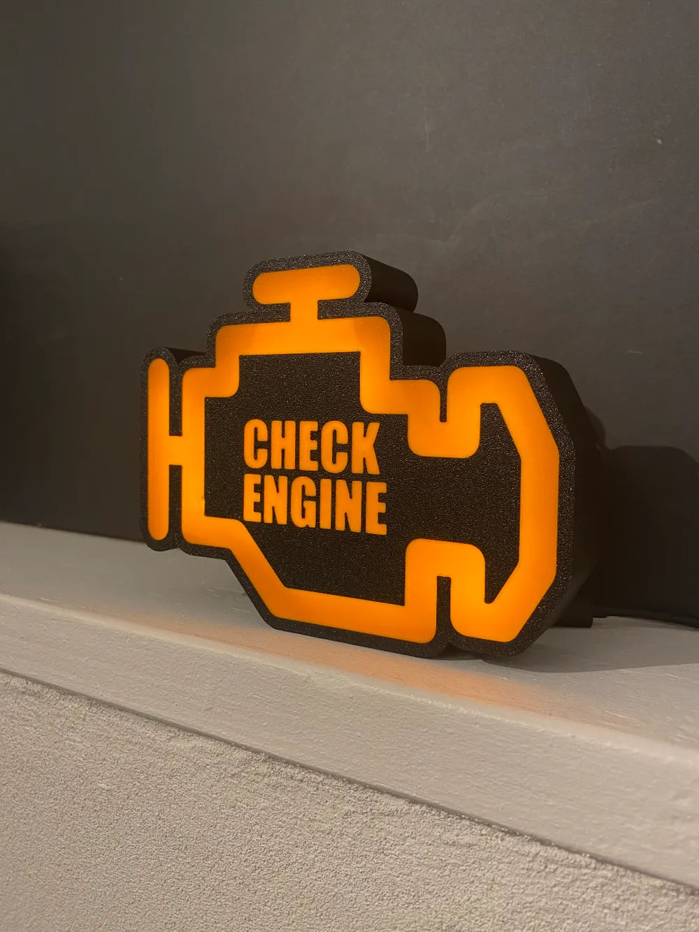Engine Warning Light LED Light Box - Every Car Owner's Worst Nightmare