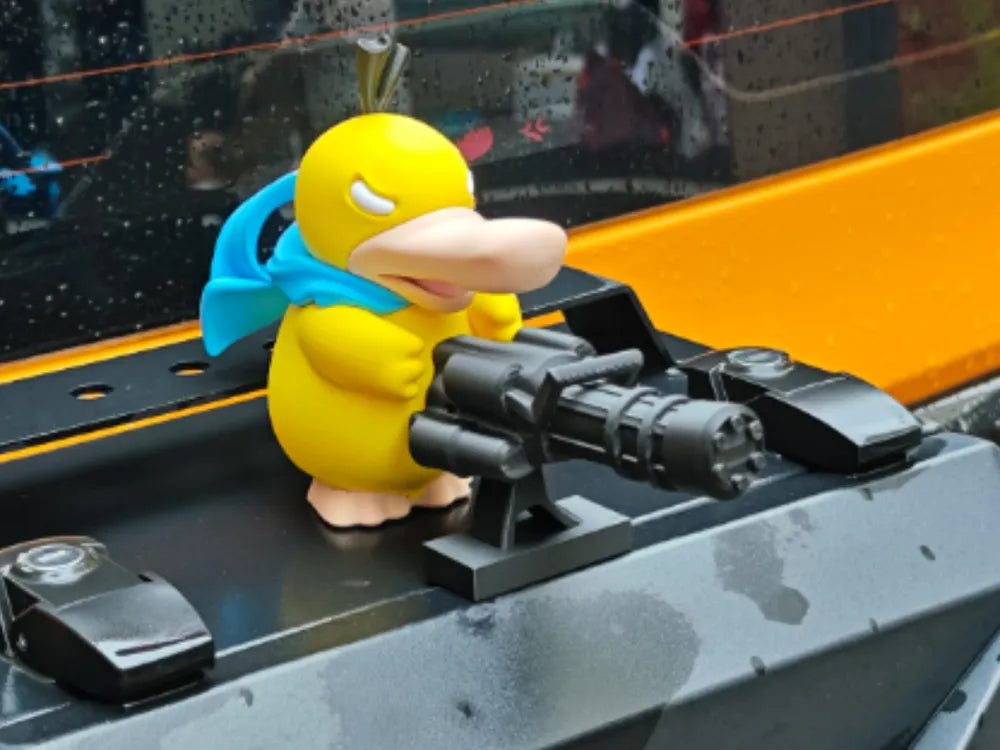 Gangster Psyduck Machine Gun Duck Bandit Duck