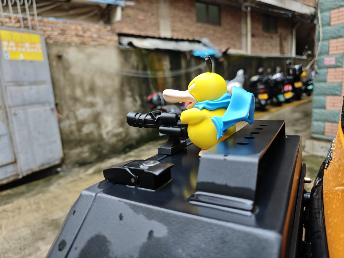 Gangster Psyduck Machine Gun Duck Bandit Duck