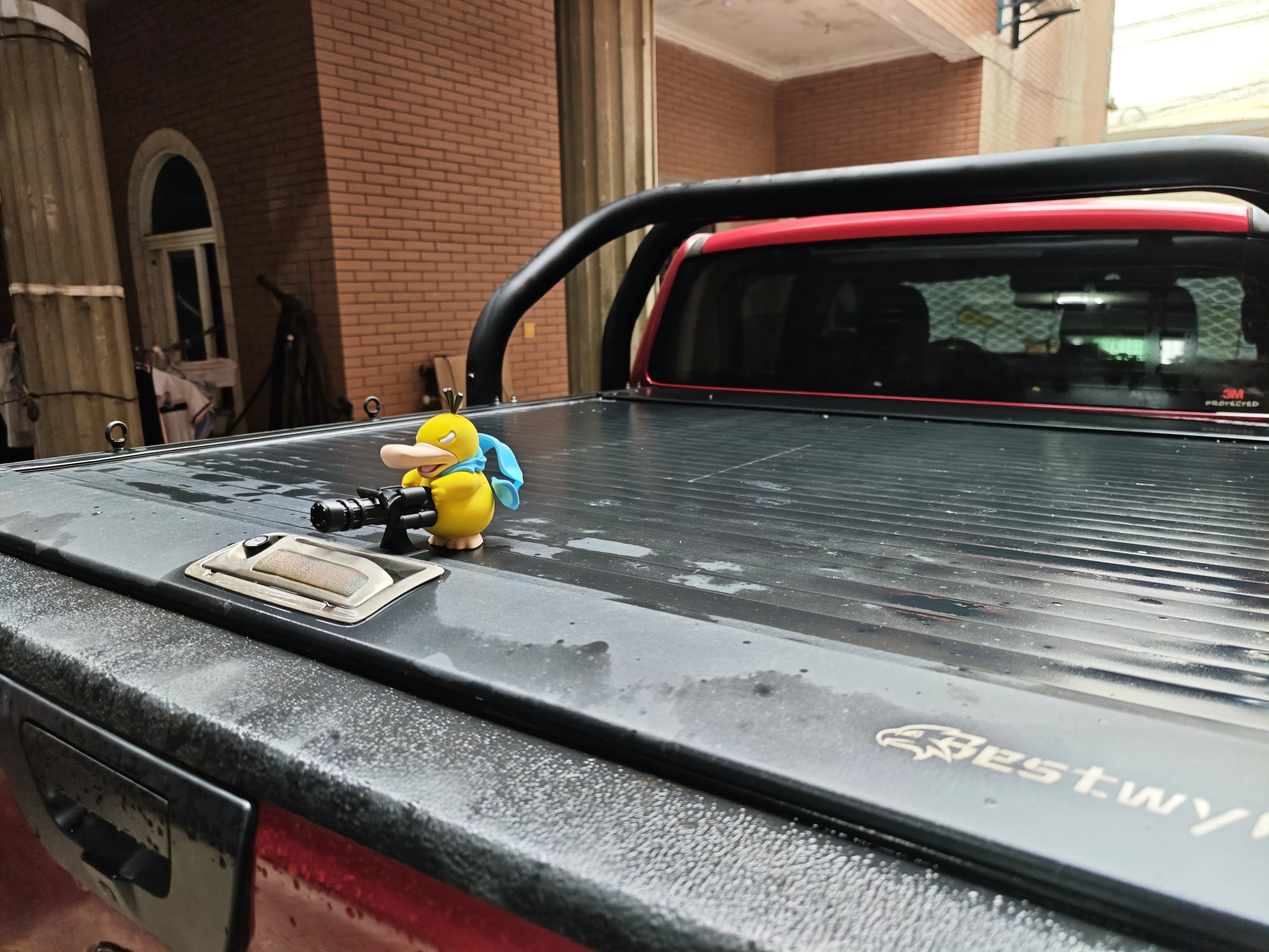 Gangster Psyduck Machine Gun Duck Bandit Duck