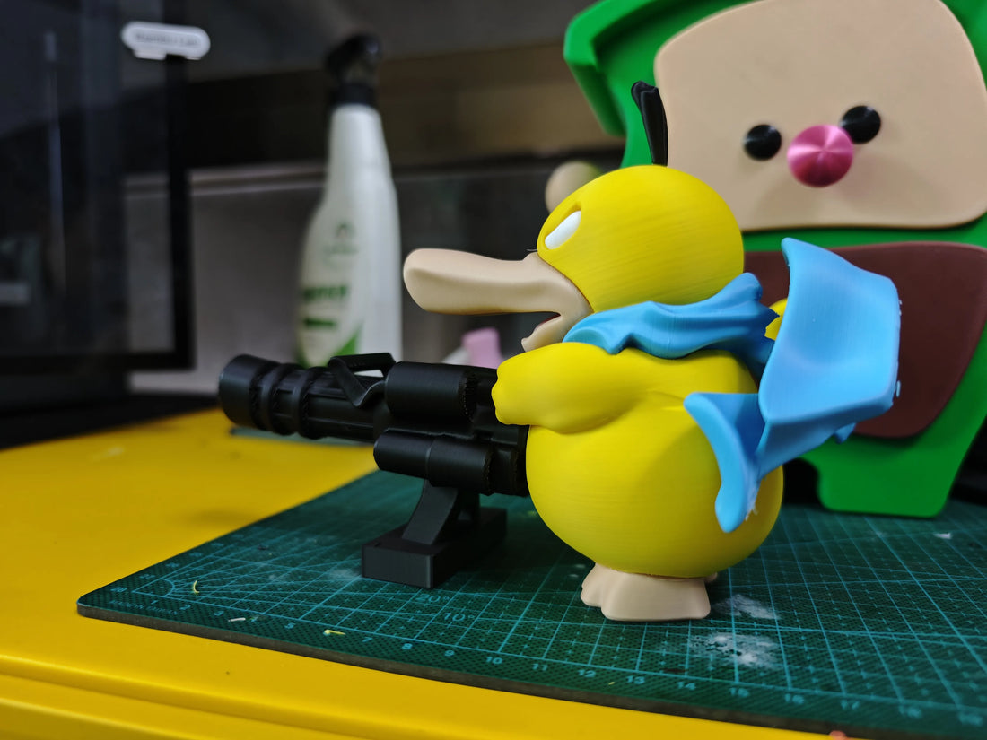Gangster Psyduck Machine Gun Duck Bandit Duck