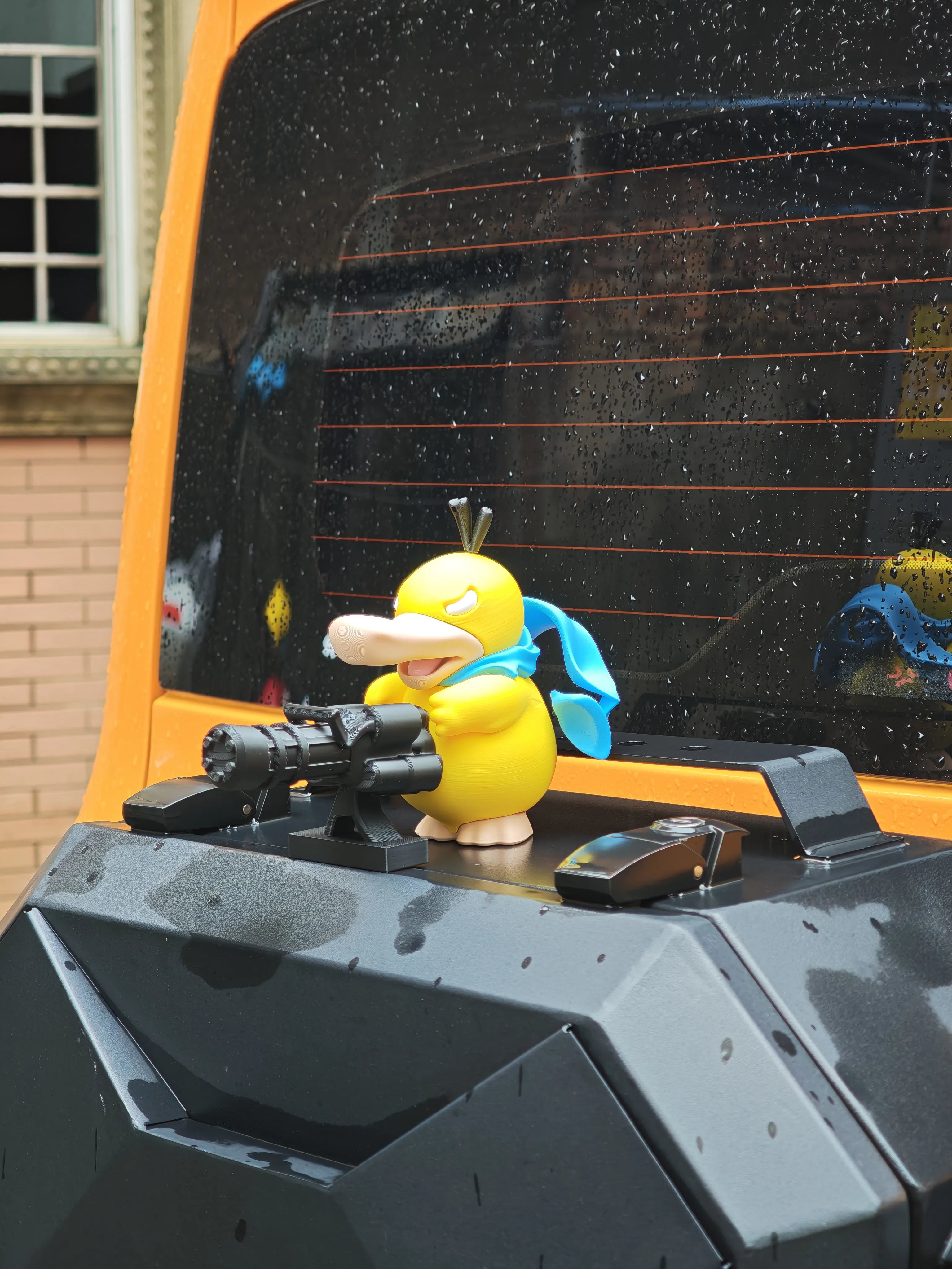 Gangster Psyduck Machine Gun Duck Bandit Duck