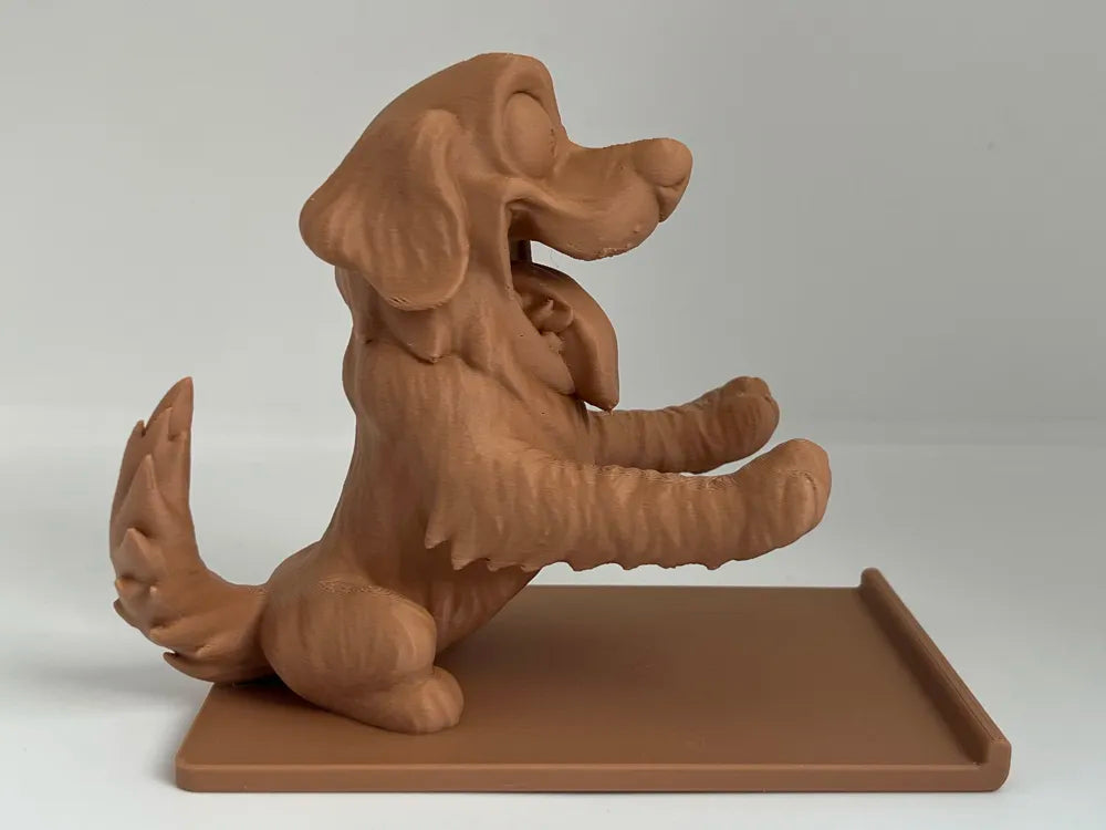 Happy Golden Retriever Cellphone and Tablet Holder