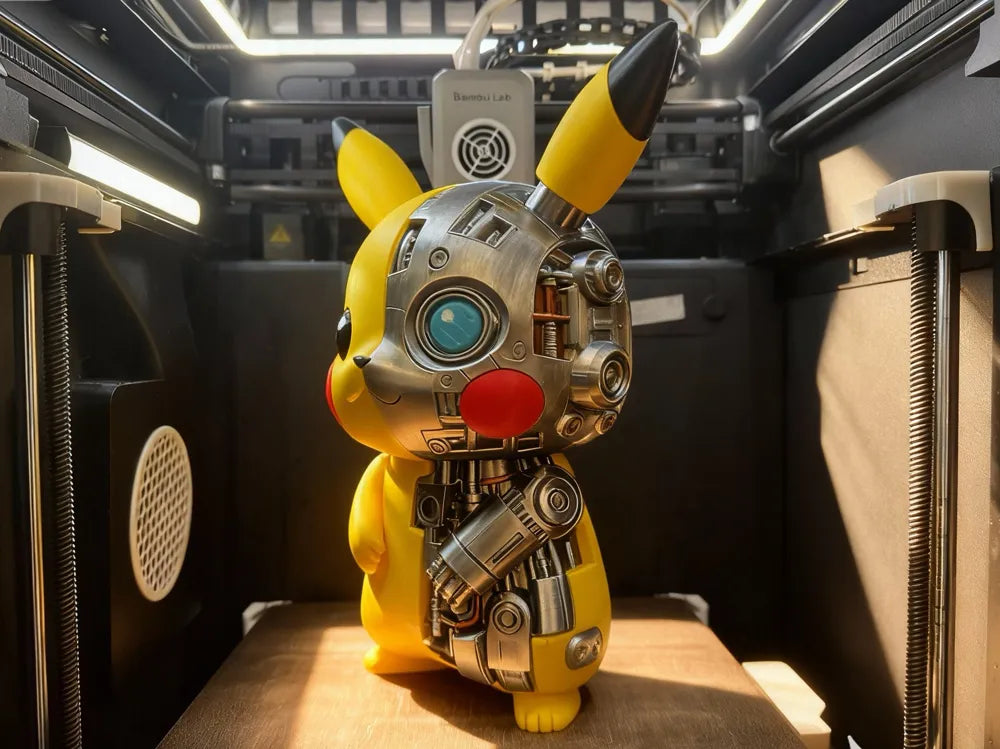 Mecha Pikachu 3D Printed Figure – 28cm Tall Collectible Statue