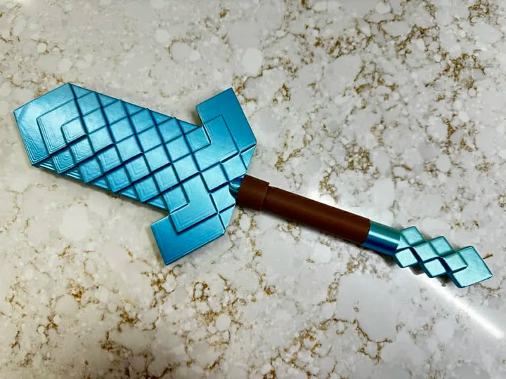 Minecraft Sword Tap & Pay Card Reader – 3D Printed NFC Payment Terminal