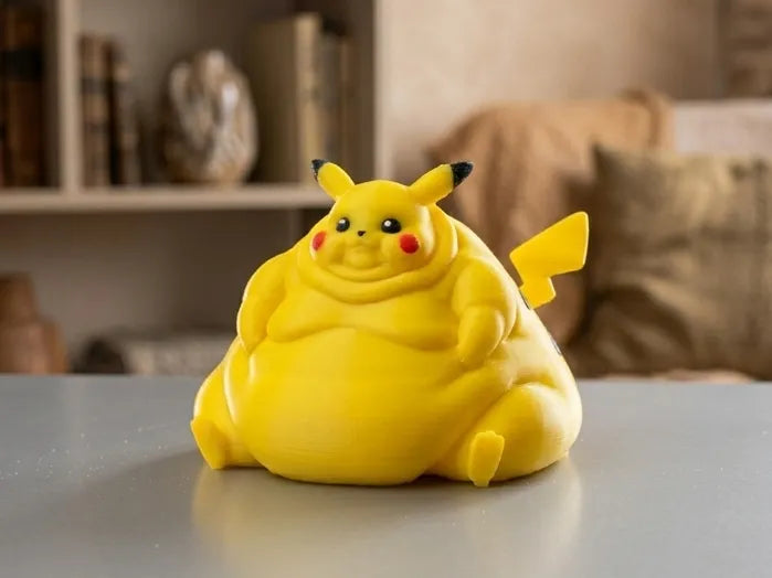 3D Printed Fat Pikachu Figurine