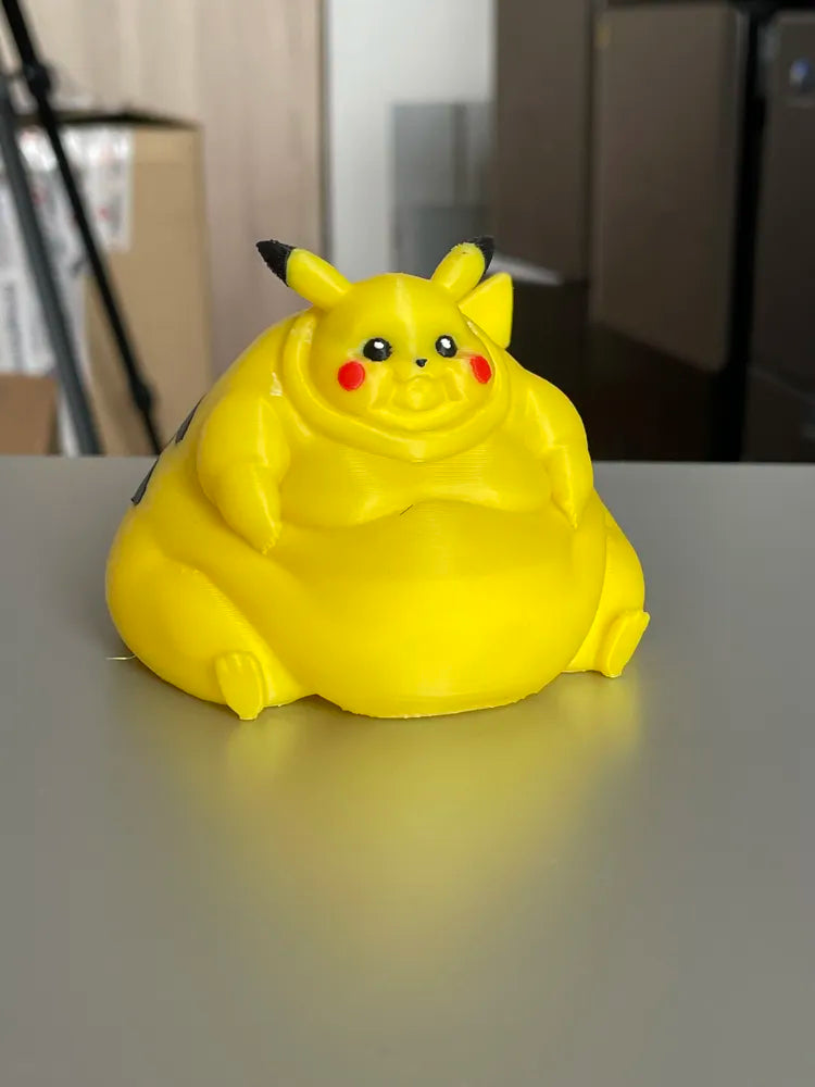 3D Printed Fat Pikachu Figurine