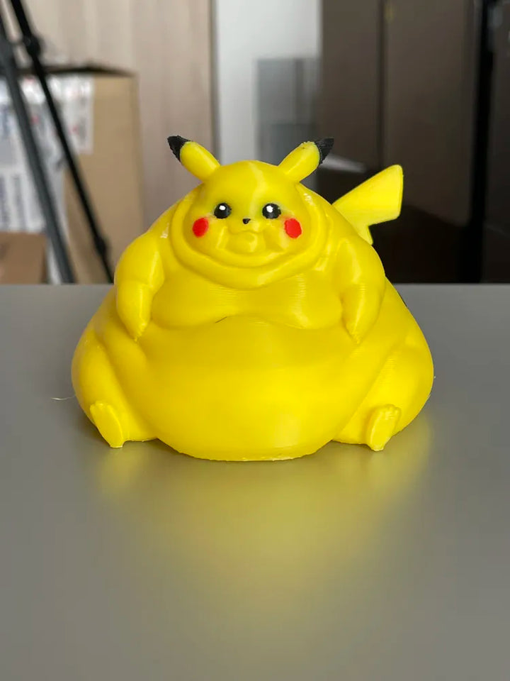 3D Printed Fat Pikachu Figurine