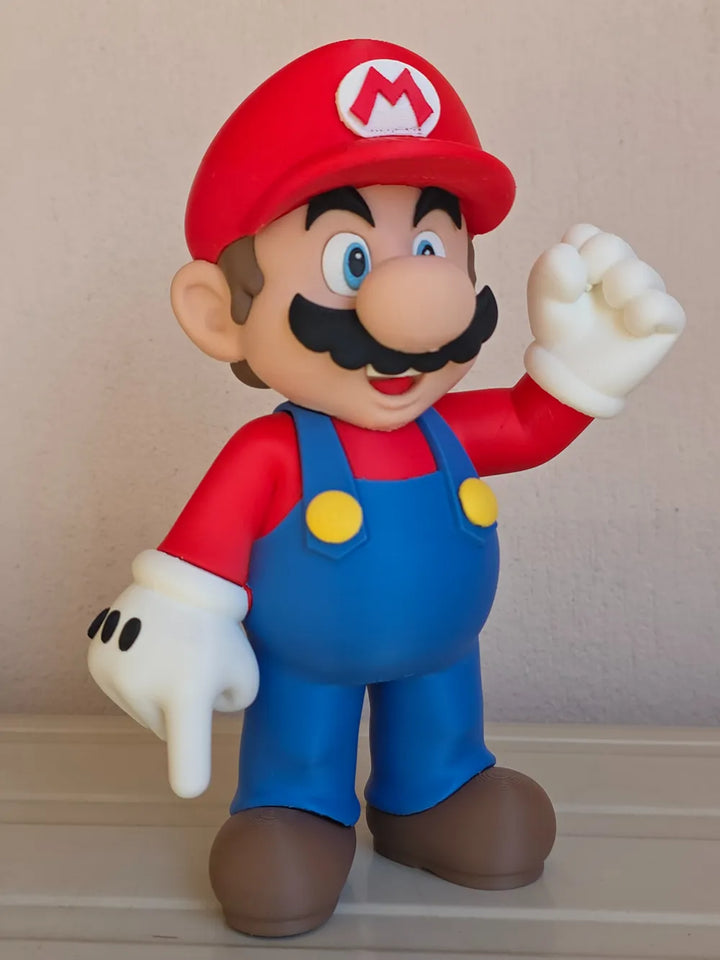 Super Mario No AMS 3D Printed Figure