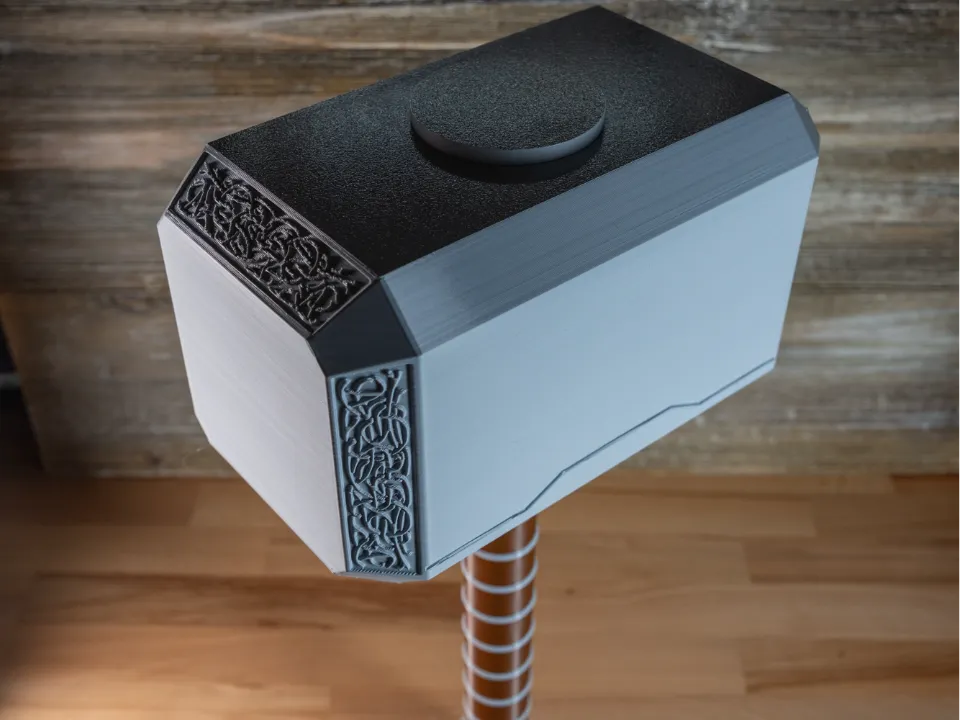 Tap to Pay Credit Card Superhero Hammer 3D Printed