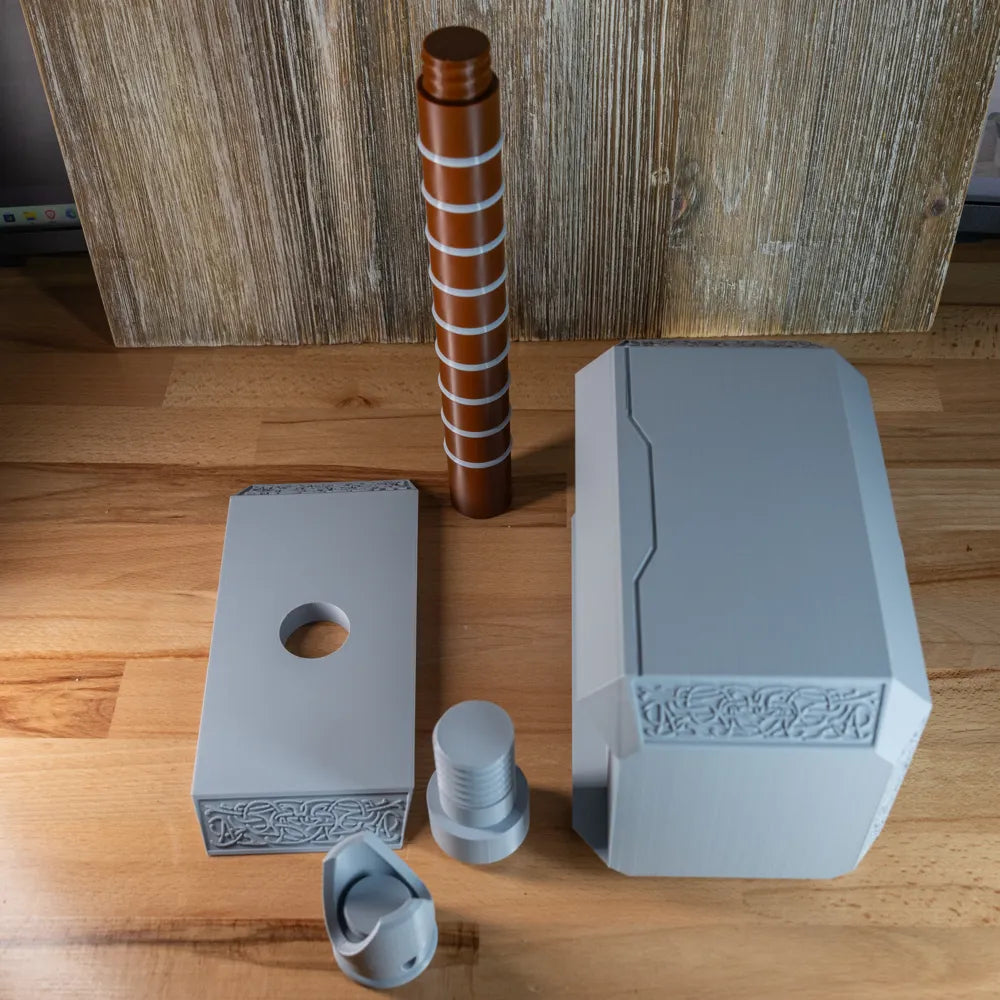 Tap to Pay Credit Card Superhero Hammer 3D Printed