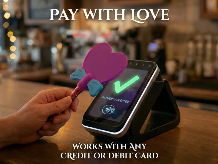 Tap to Pay Magic Credit Card Wand – Heart