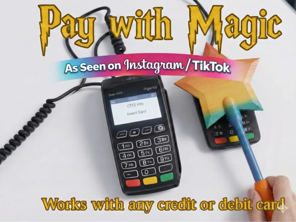 Tap to Pay Magic Credit Card Wand – Star