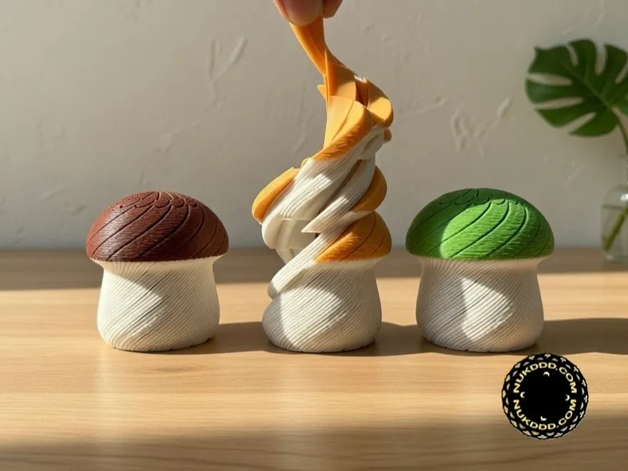 Twisty Dragon Egg Fidget Toy - 3D Printed Dragon Scale Stress Relief Toy