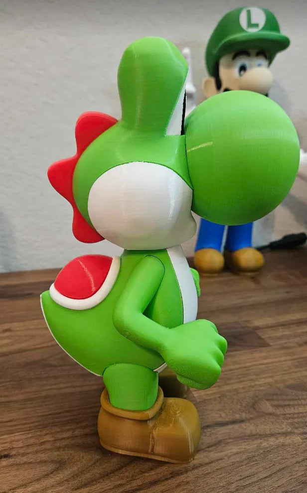 Yoshi from Super Mario - Multi-Color 3D Printed Figure