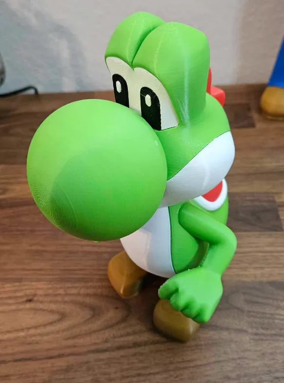 Yoshi from Super Mario - Multi-Color 3D Printed Figure