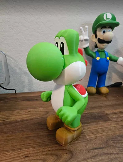 Yoshi from Super Mario - Multi-Color 3D Printed Figure