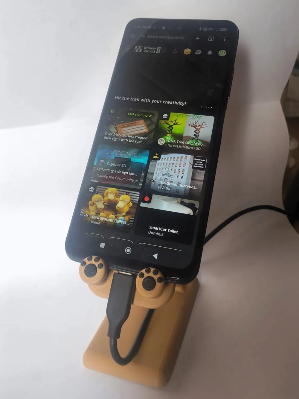 Cute Bear Phone Holder