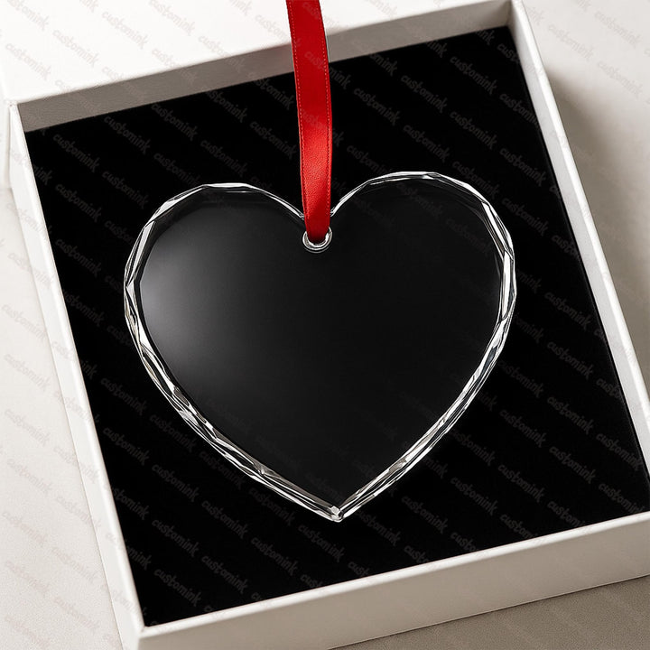K9 Blank Crystal Heart – Personalized Engraving Glass