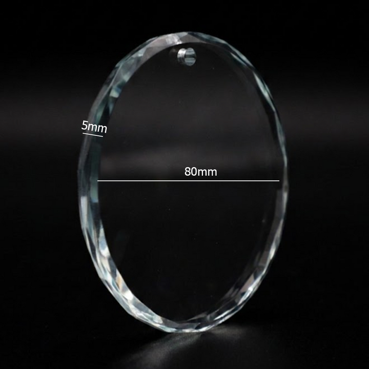 K9 Blank Crystal Round – Custom Engraving Glass Disc